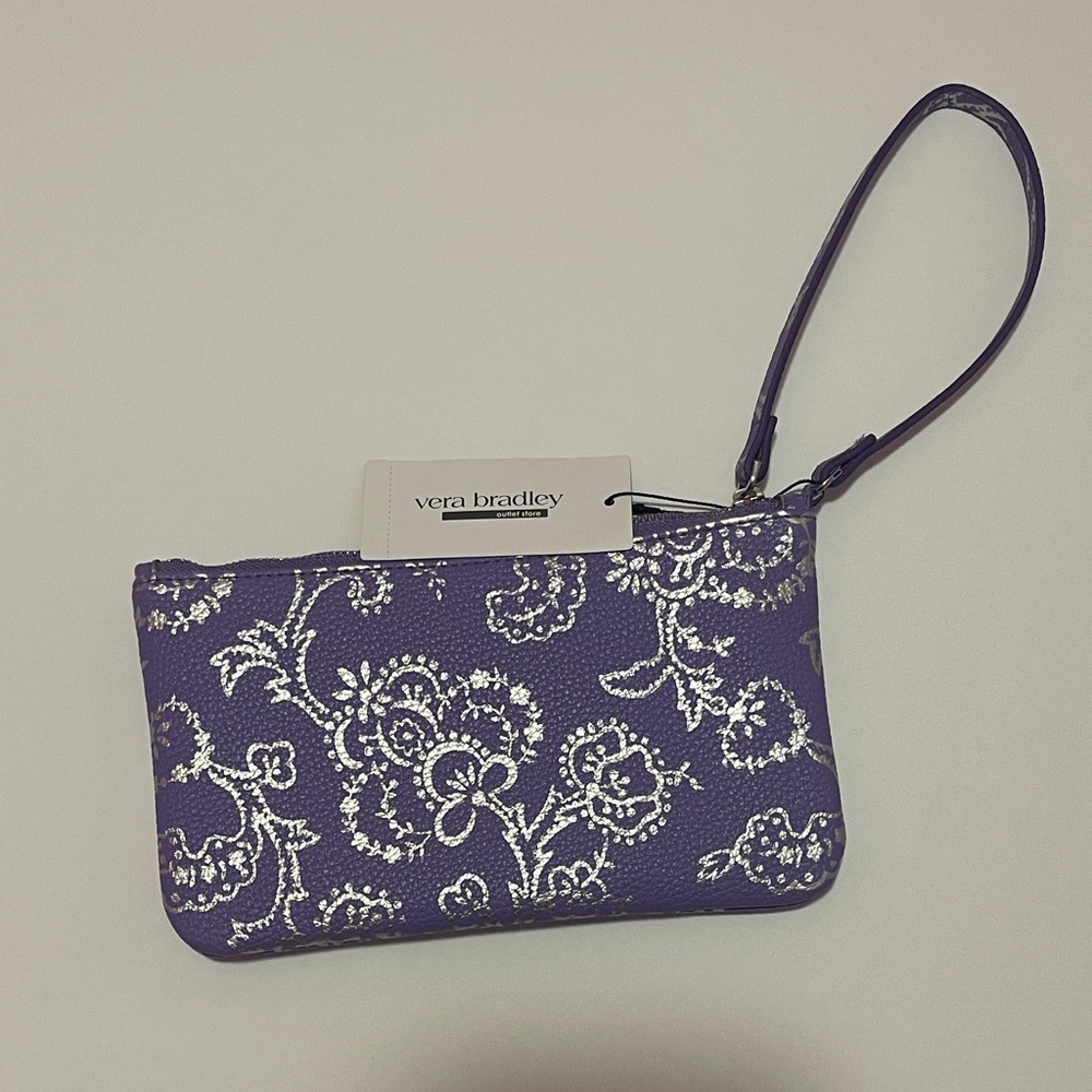 Vera Bradley Lavender Floral Wristlet